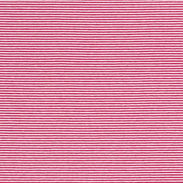 Cotton Jersey Yarn Dyed fabric Stripes Fuchsia