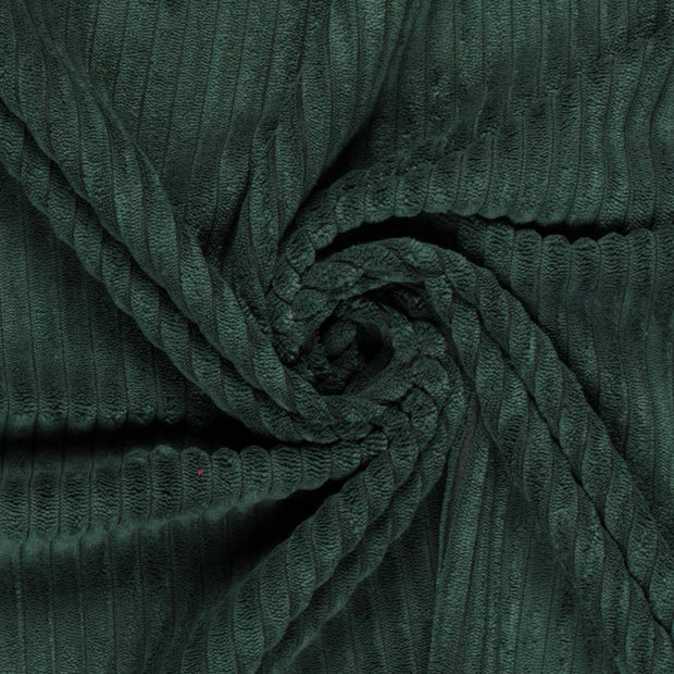Velours Côtelé 4.5w tissu Unicolore Vert foncé