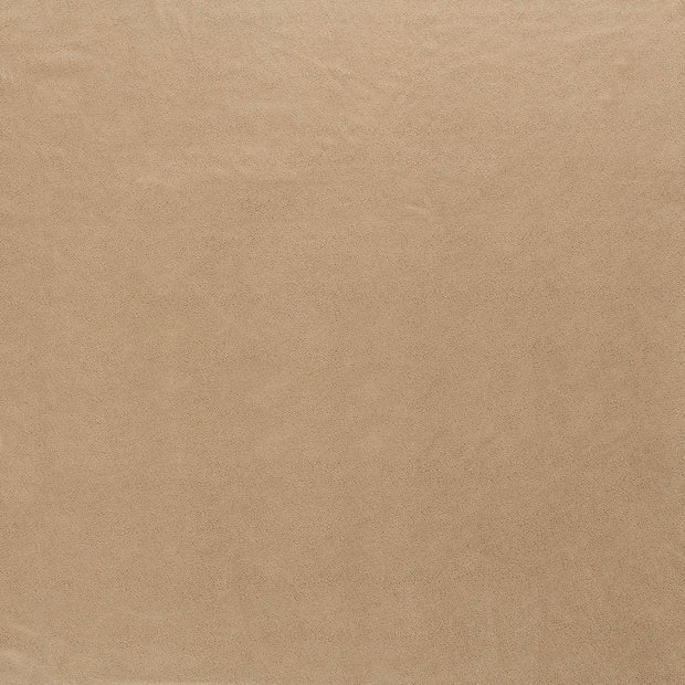 Suede leather fabric Beige soft 