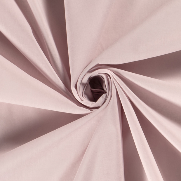 Voile fabric Unicolour Old Pink