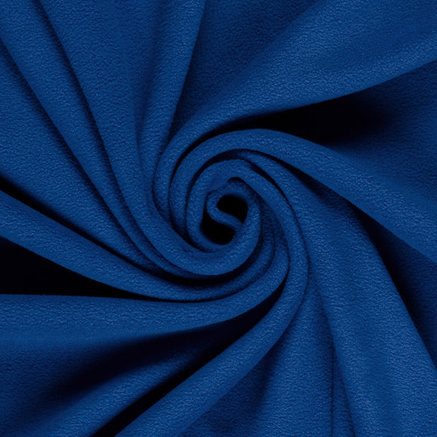 Microfleece tissu Unicolore Cobalt