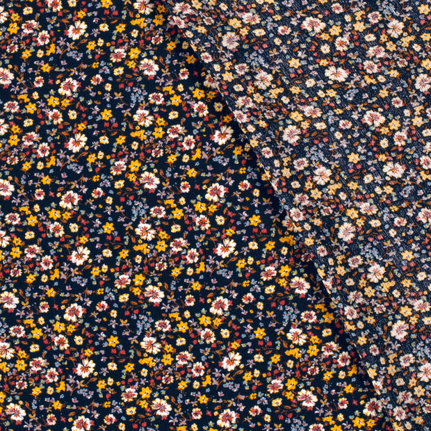 Borken Crepe tissu fleurs imprimé 