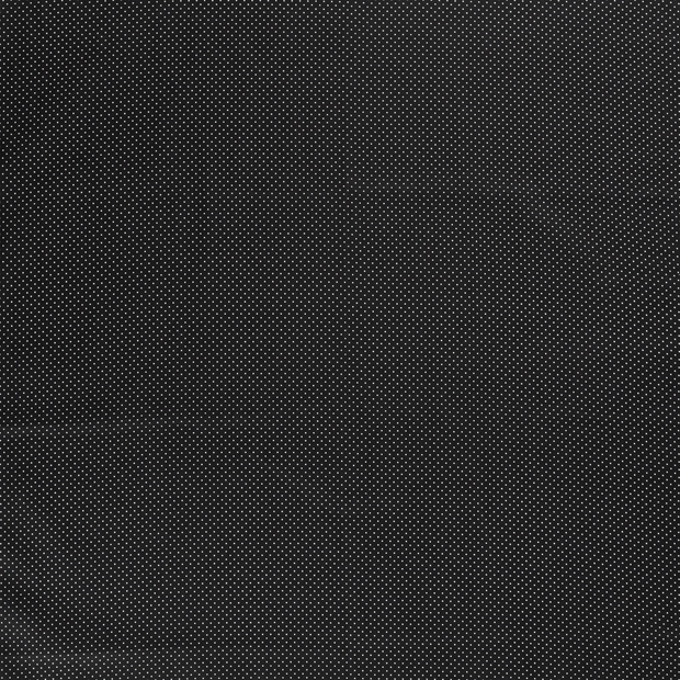 Cotton Poplin fabric Black matte 
