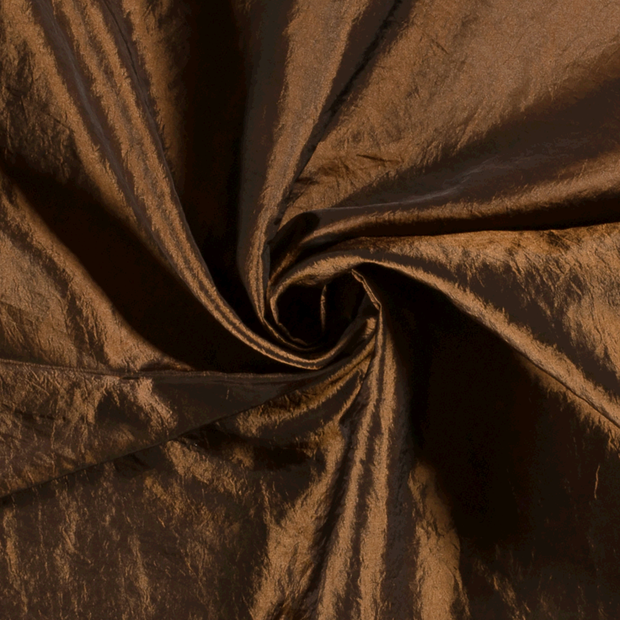 Taffetas tissu Unicolore Bronze