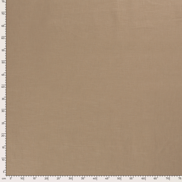 Ramie Linen fabric Unicolour Camel