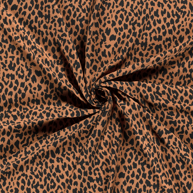 Viscose Twill fabric Brique printed 