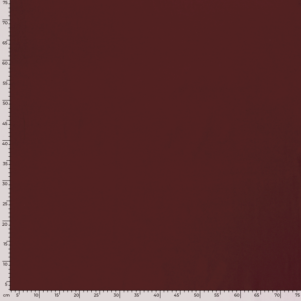Jersey de Coton tissu Unicolore Rouge Cerise
