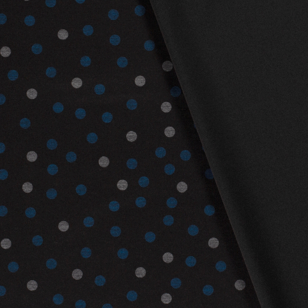 Punta di Roma fabric Dots Petrol