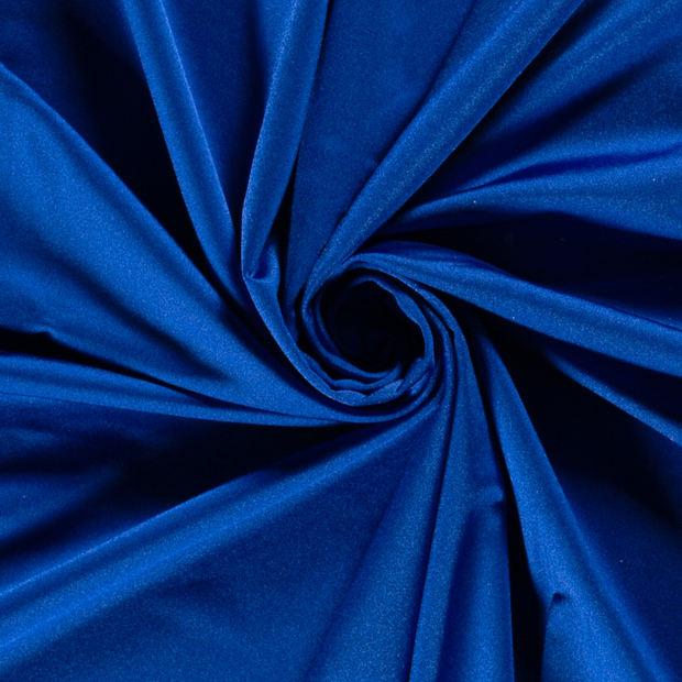 Jersey Maillot de Bain tissu Unicolore Cobalt