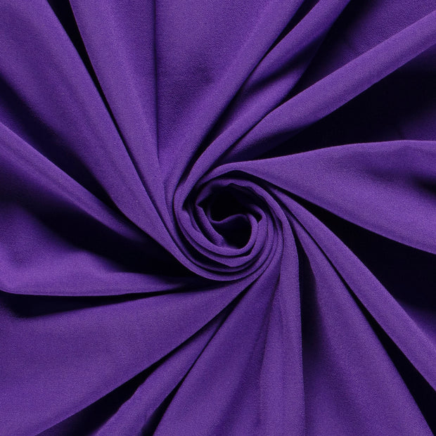 Moss Crêpe tela Unicolor Morado