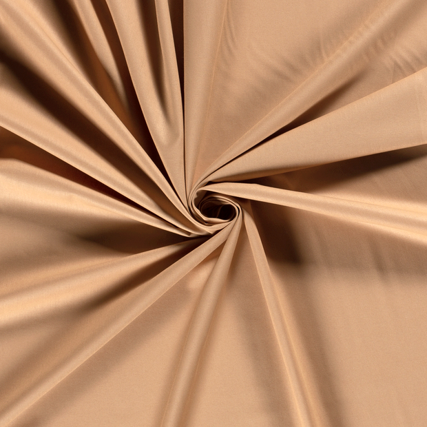 Cotton Poplin fabric Nutmeg 