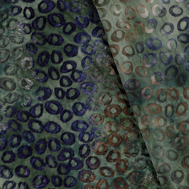 Burnout Jacquard fabric Tie Dye 