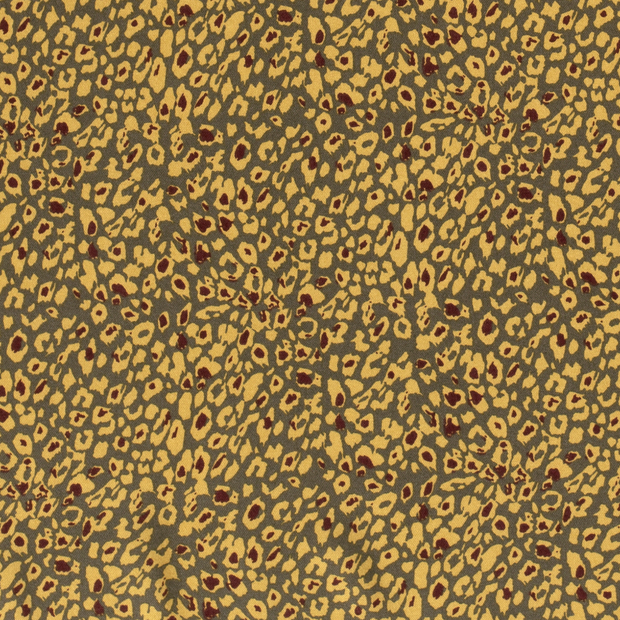 Viscose Twill fabric Spots Taupe Grey