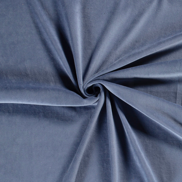 Nicky velours fabric Indigo 