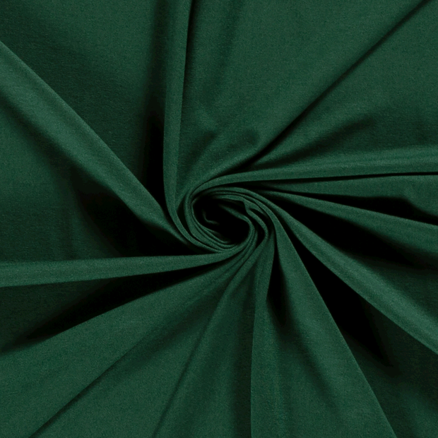 Viscose Jersey fabric Unicolour Dark Green