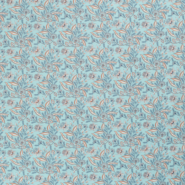 Cotton Poplin fabric Mint matte 