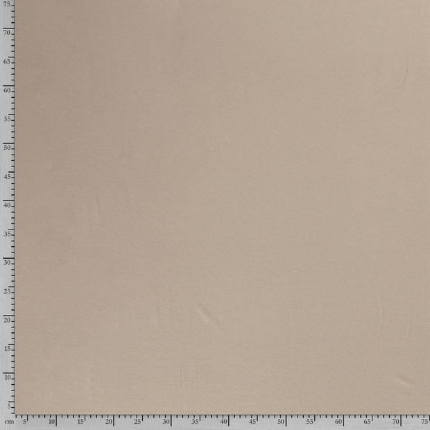 ECOVERO™ Jersey stof Effen Taupe grijs