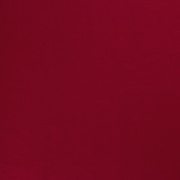Ramie Lin tissu Rouge Bordeaux mat 