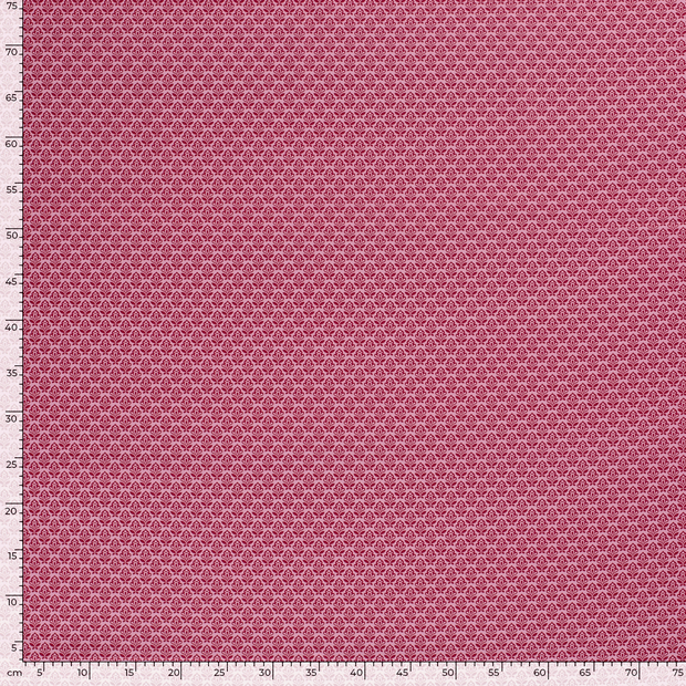 Cotton Poplin fabric Millefleurs Light Pink
