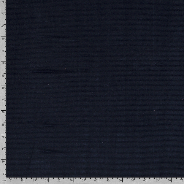 Velvet fabric Rib Navy
