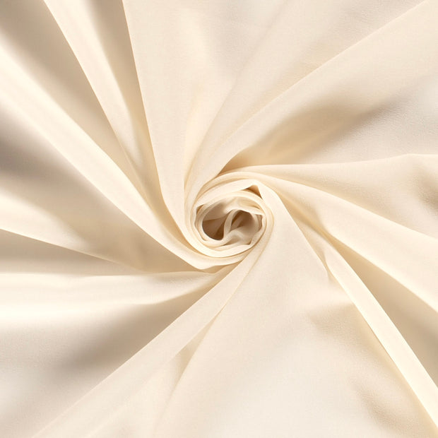 Crêpe Georgette fabric Unicolour Off White