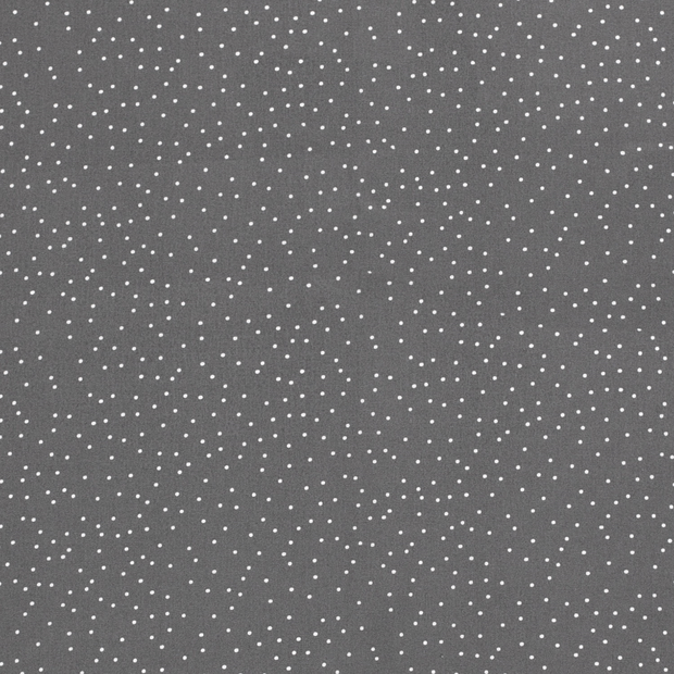 Cotton Poplin fabric Abstract Dark Grey