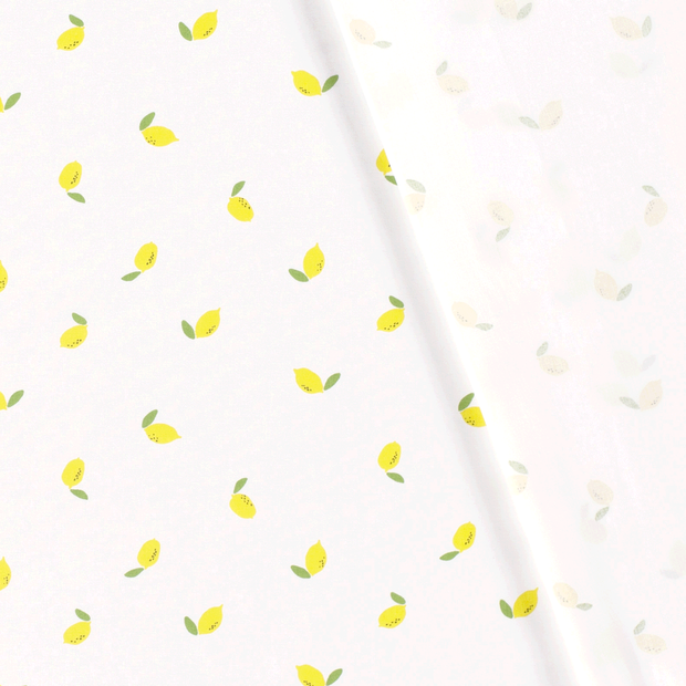 Cotton Poplin fabric Fruits printed 