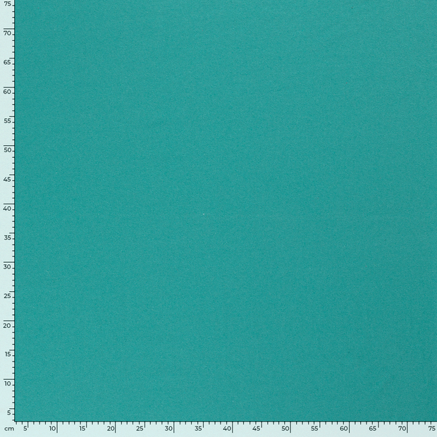 Jersey de Coton tissu Unicolore Turquoise