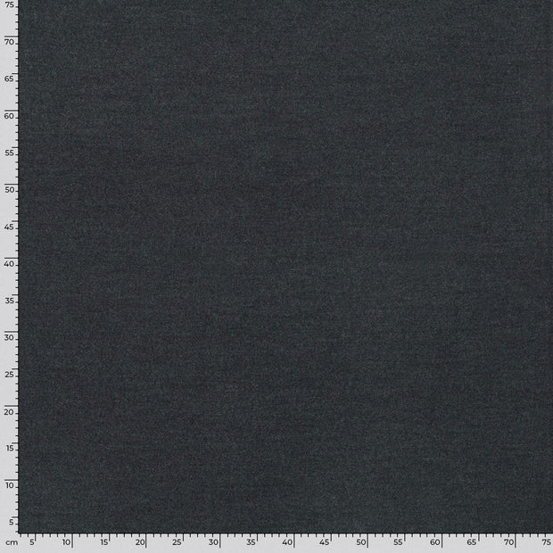 Mantel Wool Touch fabric Unicolour Dark Grey