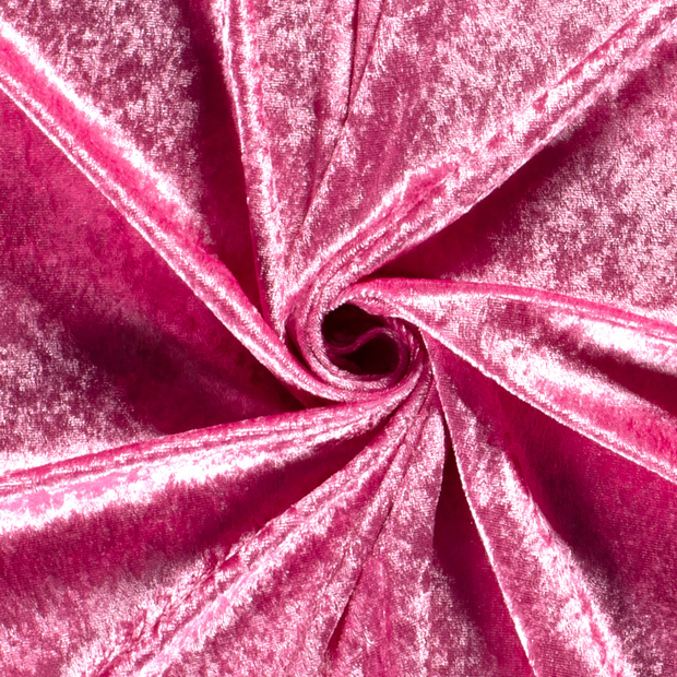 Velours fabric Unicolour Light Pink
