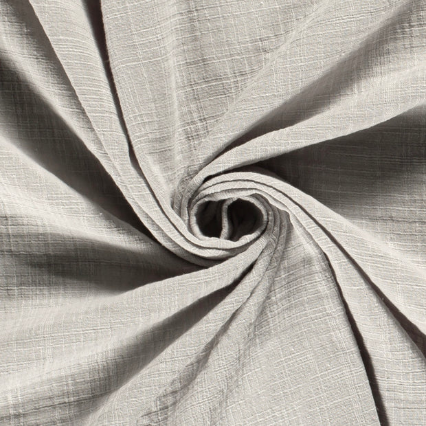 Muslin fabric Unicolour Light Grey