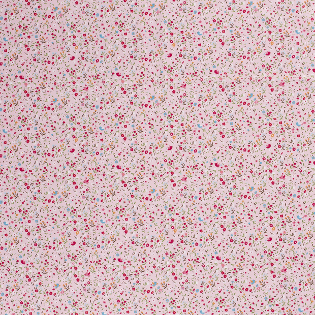 Cotton Poplin fabric Light Pink matte 