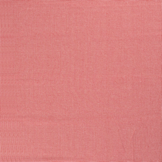 Cotton Poplin Yarn Dyed fabric Red matte 