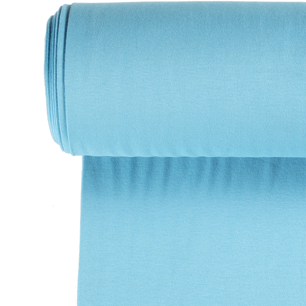 Cuff fabric Unicolour Baby Blue