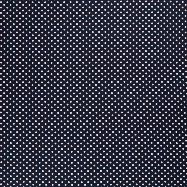 Cotton Poplin fabric Navy matte 