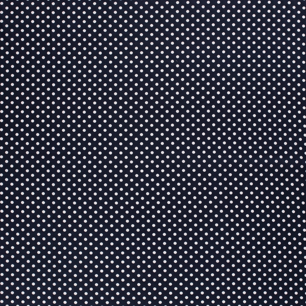 Katoen Poplin stof Marine mat 