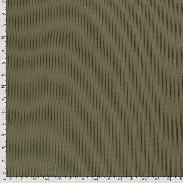 Knitted Waffle fabric Unicolour Forest Green