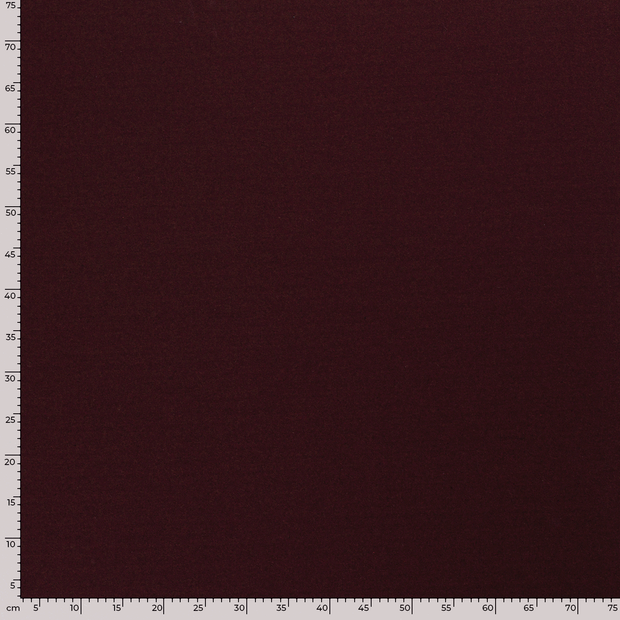 Jogging fabric Unicolour Wine red