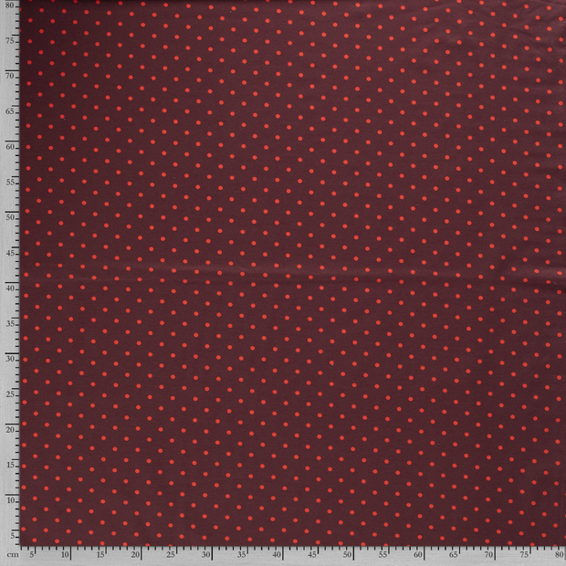 Cotton Jersey fabric Dots printed 