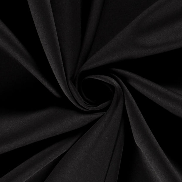 Scuba fabric Unicolour Black