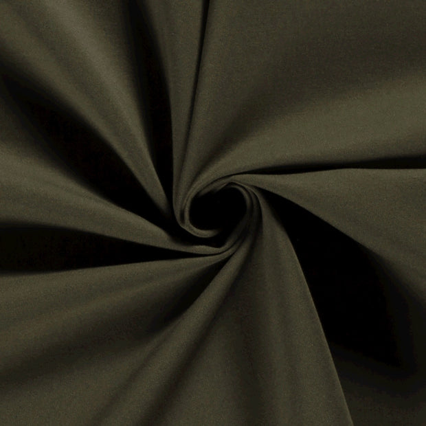 Punta di Roma fabric Unicolour Khaki Green