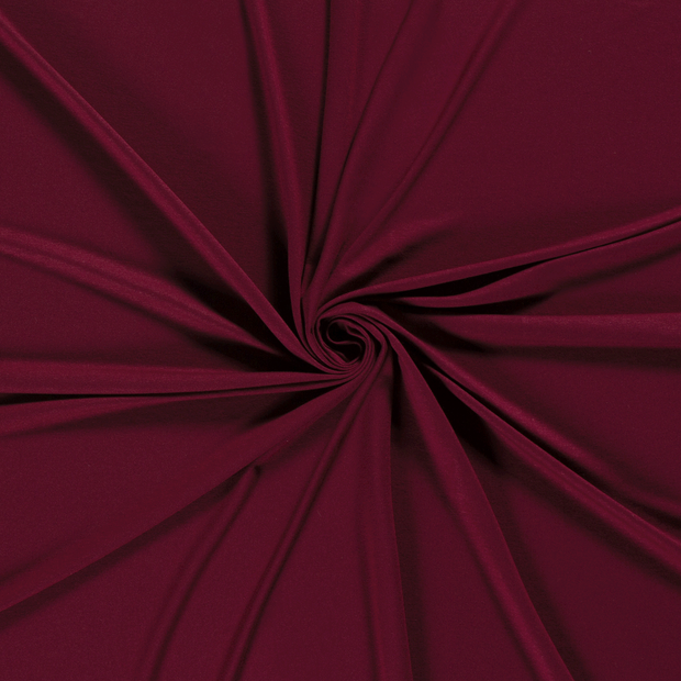 Jersey de Viscose tissu Bordeaux 