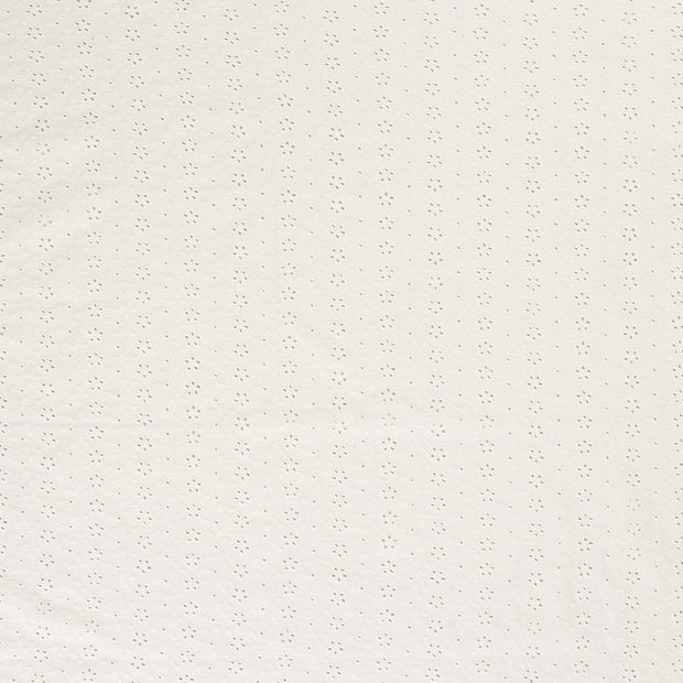 Cotton Poplin fabric Off White matte 