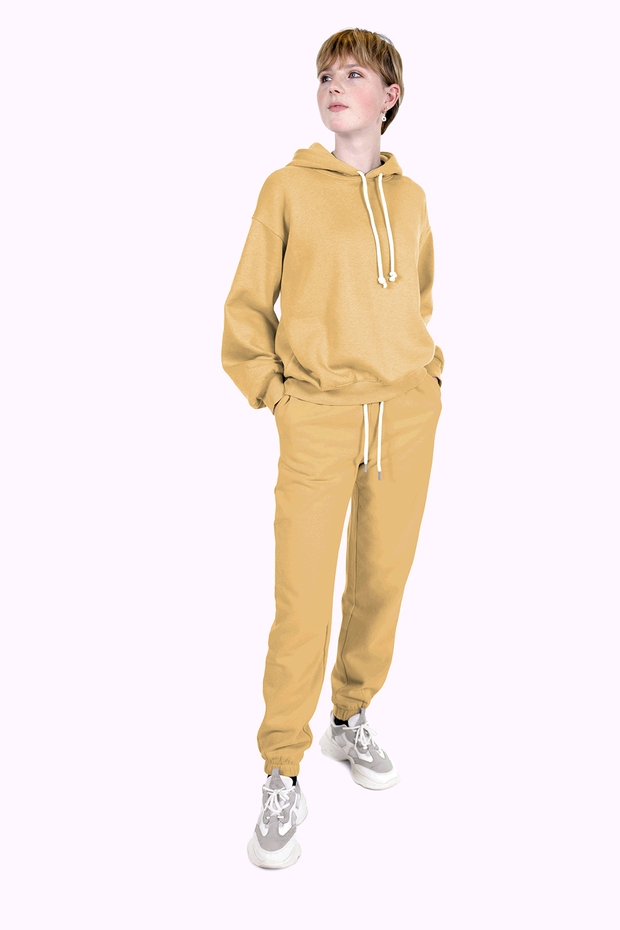 Jogging fabric Unicolour Light Yellow