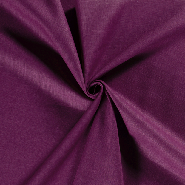 Ramie Linen fabric Magenta 