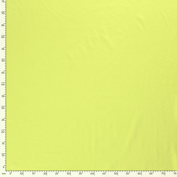 Jersey de Coton tissu Unicolore Vert Citron