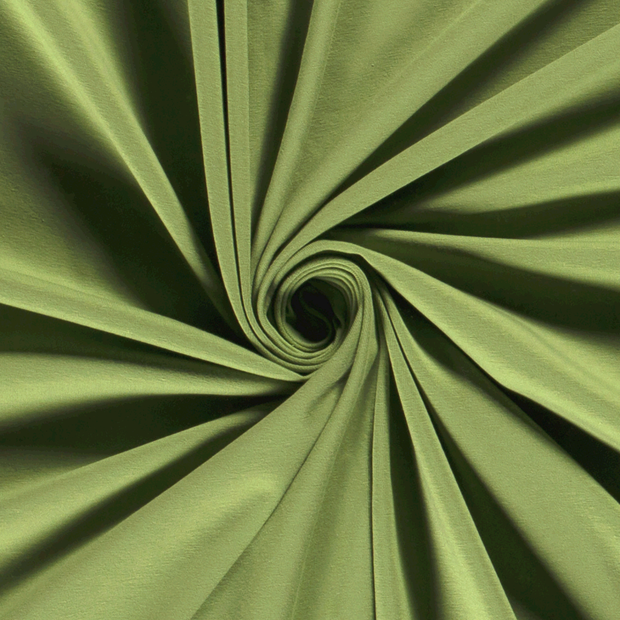 Cotton Jersey fabric Unicolour Apple Green