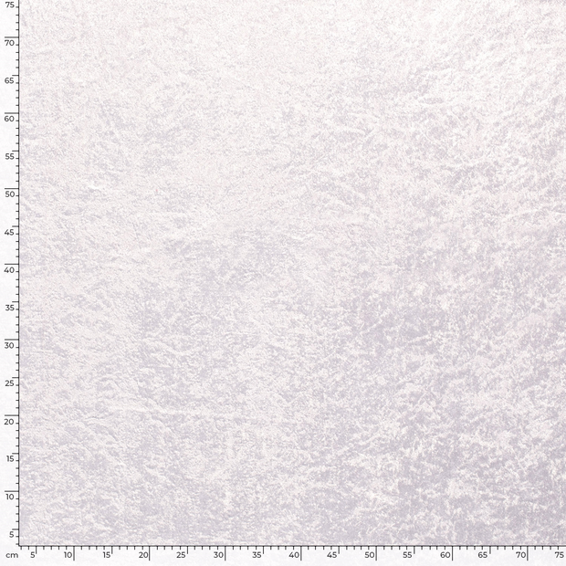 Velours tissu Unicolore Blanc optique