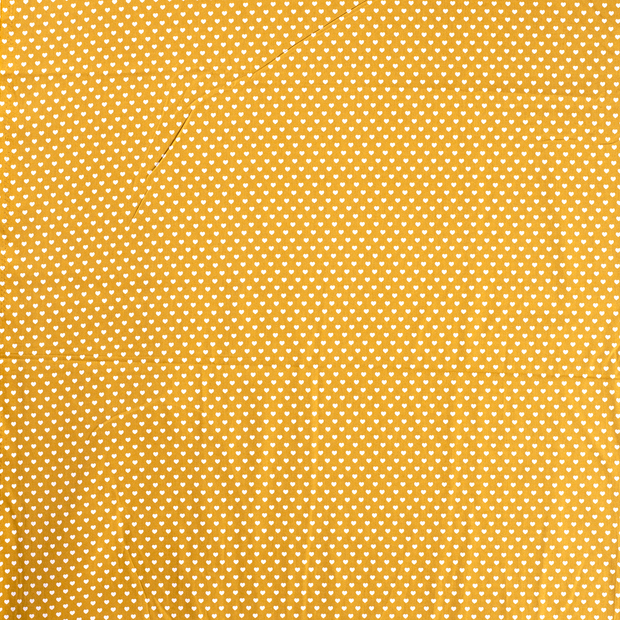Cotton Poplin fabric Oker soft 