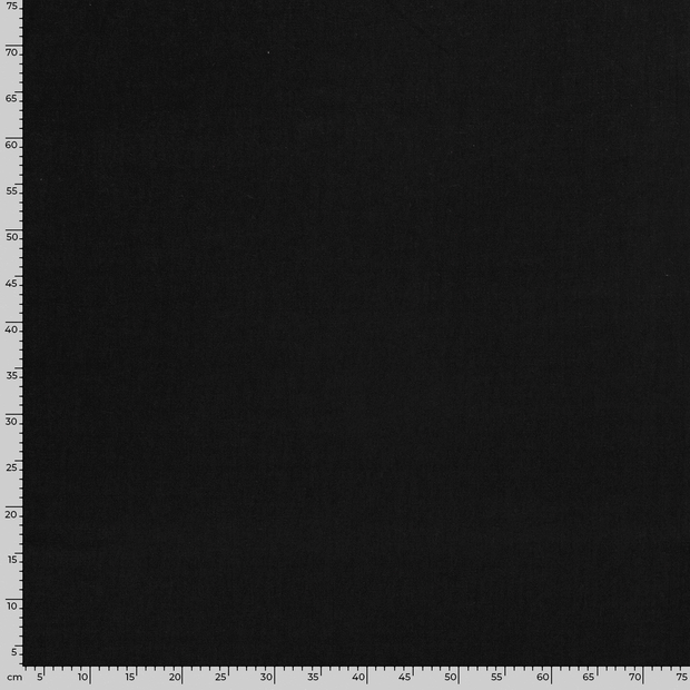 Woven Viscose Linen fabric Unicolour Black